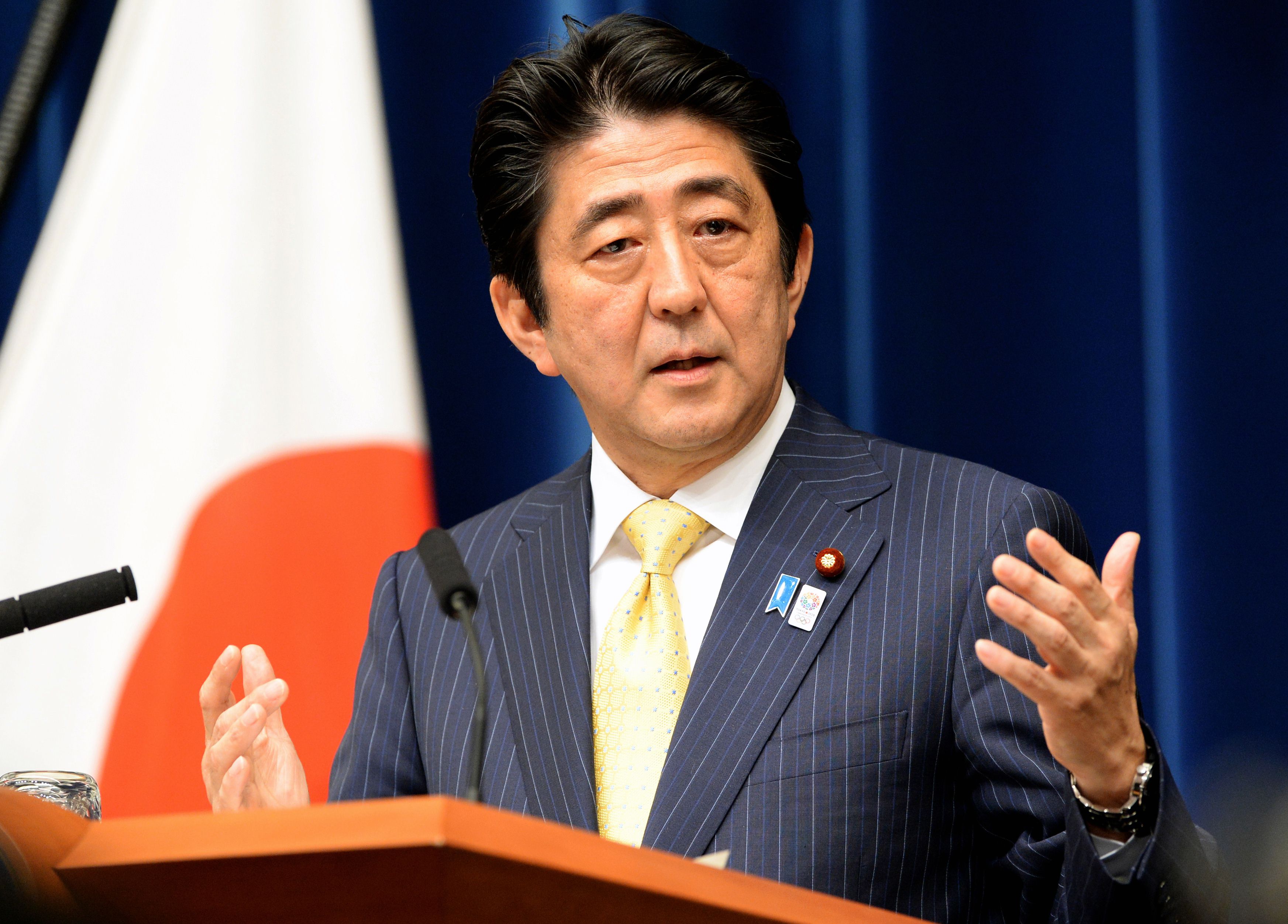 Japanese Prime Minister Shinzo Abe