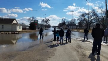 Fremont Flooding Main Road