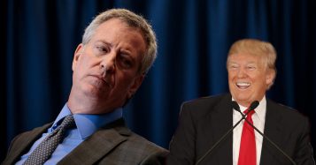 Trump Bill De Blasio