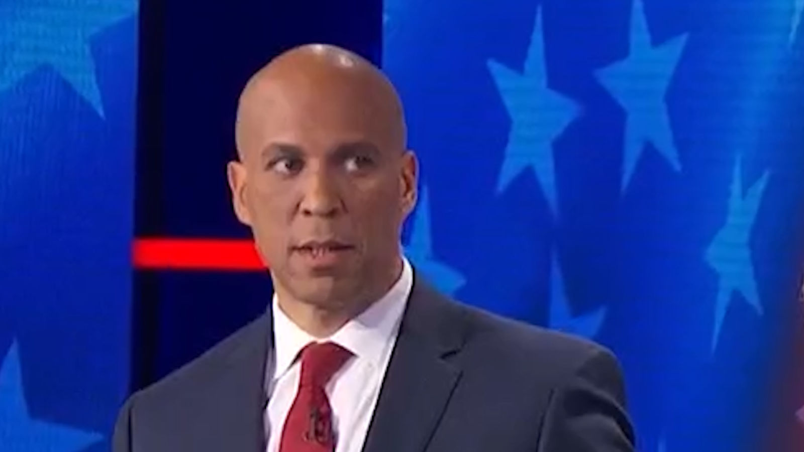 Dramatic Look Cory Booker